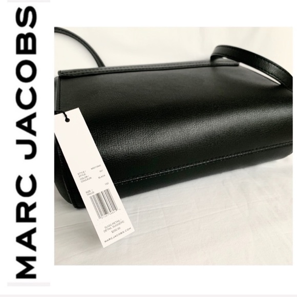 NWT Marc Jacobs leather shoulder crossbody black - Picture 5 of 8